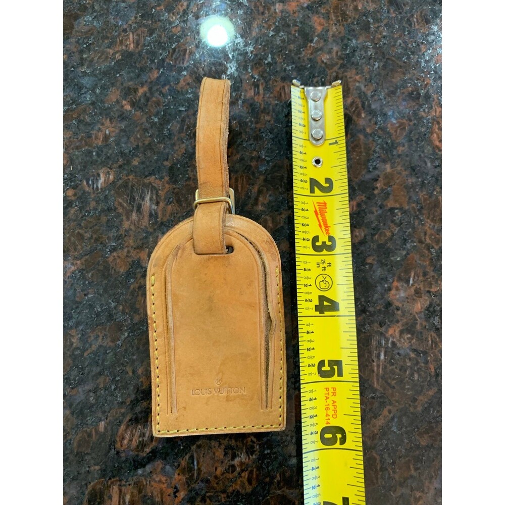 TORN PLASTIC Louis Vuitton LV Luggage Tag REGULAR SIZE listing #41